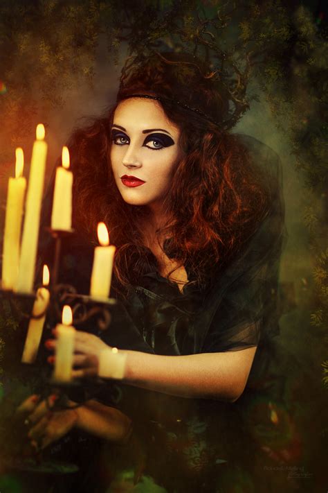 Enigmatic Witch Portraits: Trading Light for Darkness